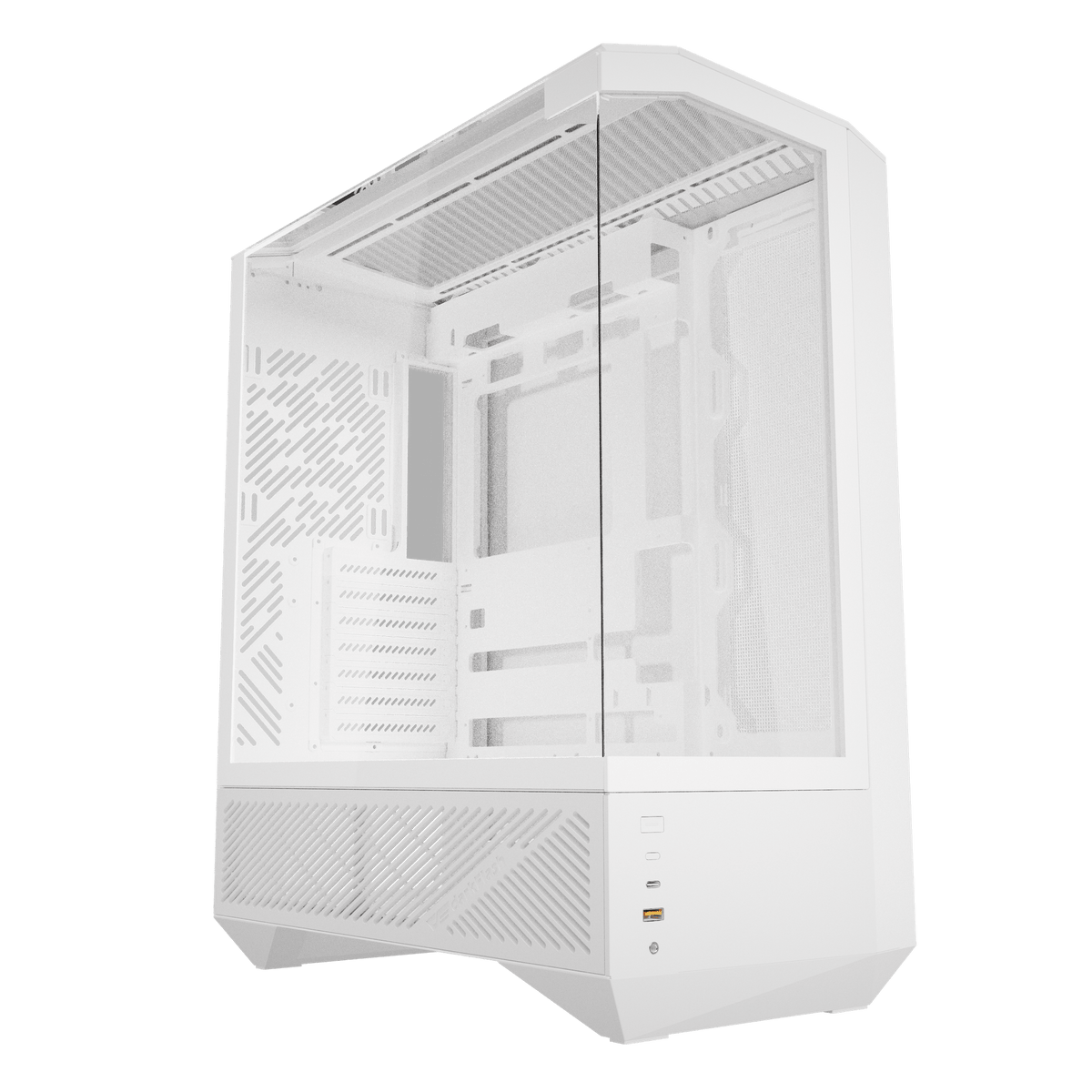 DarkFlash DY460 White ATX PC Case official view 2