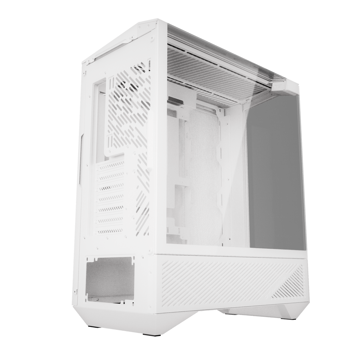 DarkFlash DY460 White ATX PC Case official view 3