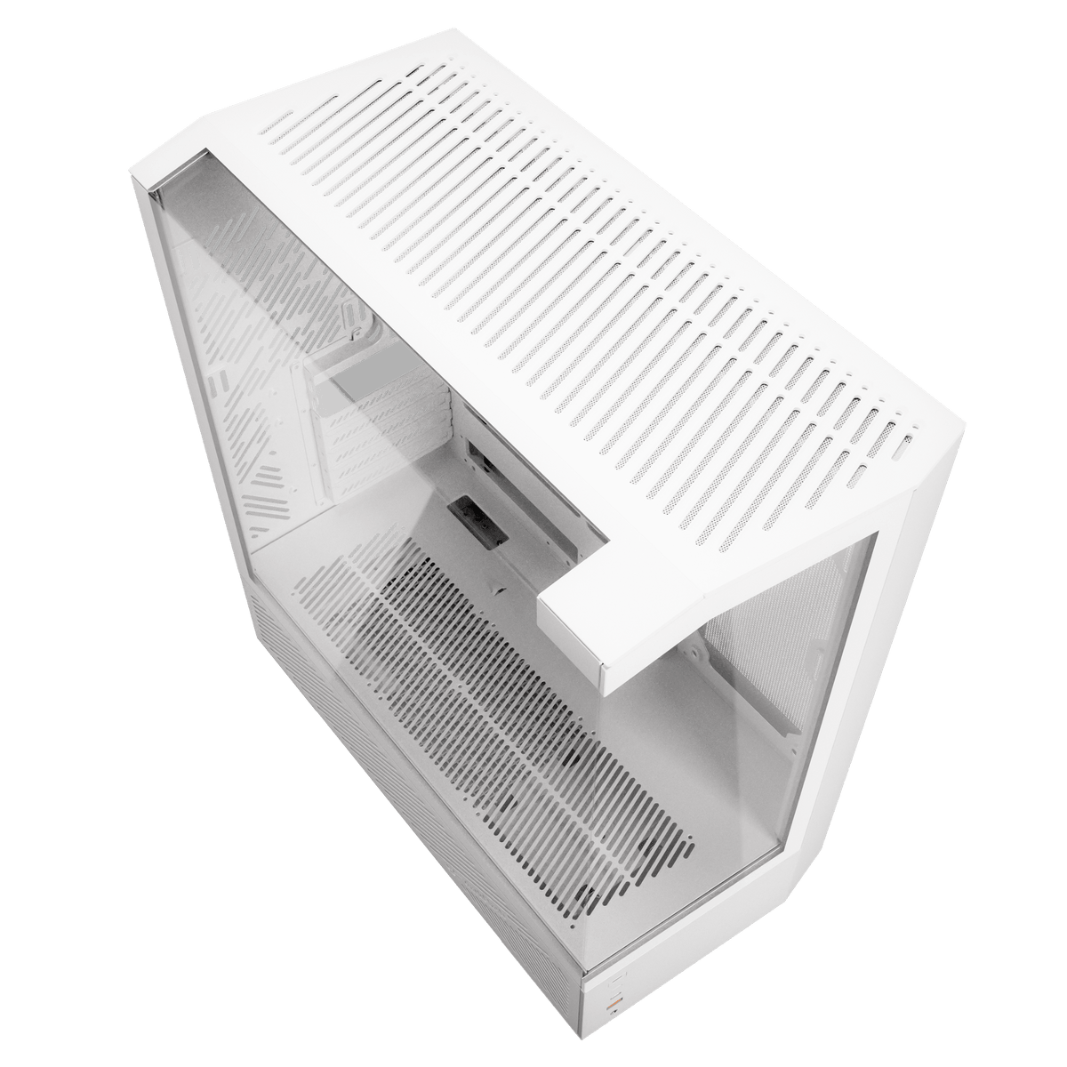 DarkFlash DY460 White ATX PC Case official view 4