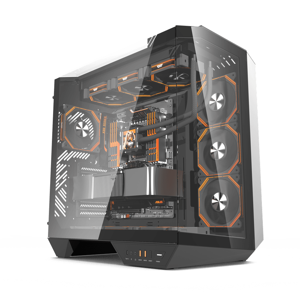 DarkFlash DY470 Black ATX PC Case official main view