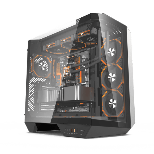 DarkFlash DY470 Black ATX PC Case official main view