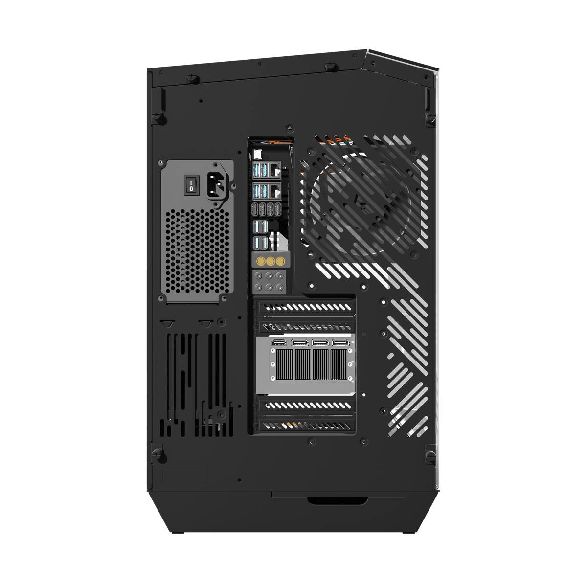 DarkFlash DY470 White ATX PC Case official view 2