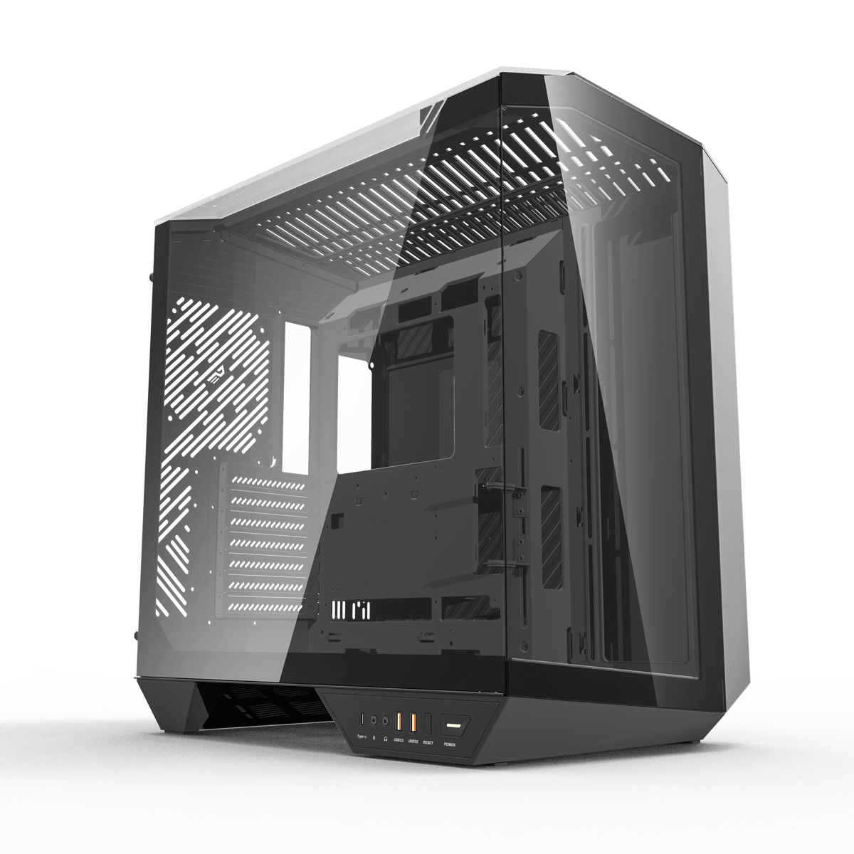 DarkFlash DY470 White ATX PC Case official view 3