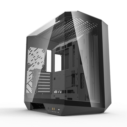 DarkFlash DY470 White ATX PC Case official view 4