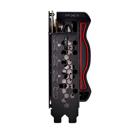 EVGA GeForce RTX 3080 FTW3 ULTRA GAMING 10GB GDDR6X I/O side view