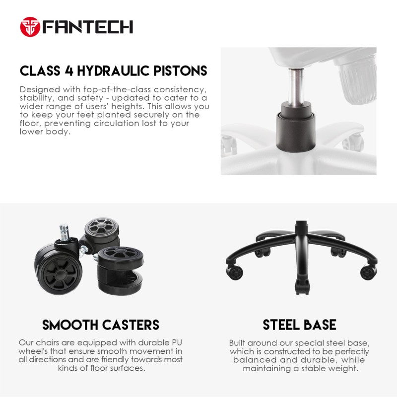 Fantech GC191 Grey Gaming Chair - photo 8