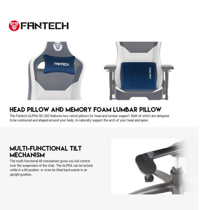 Fantech GC283 Alpha Midnight Black Gaming Chair photo 7