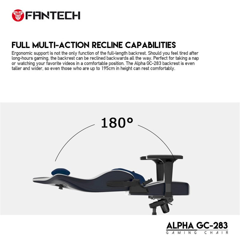Fantech GC283 Alpha Midnight Black Gaming Chair photo 8