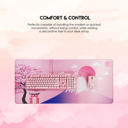 Fantech MP905 ATO Pink Sakura Gaming and Office Mousepad – DistiPlus gallery image 1