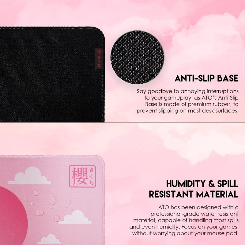 Fantech MP905 ATO Pink Sakura Gaming and Office Mousepad – DistiPlus gallery image 5