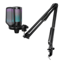 FIFINE AmpliGame A6T USB microphone kit with boom arm Black