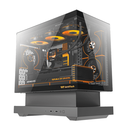 DarkFlash FLOATRON F1 Black M-ATX PC Case official main view