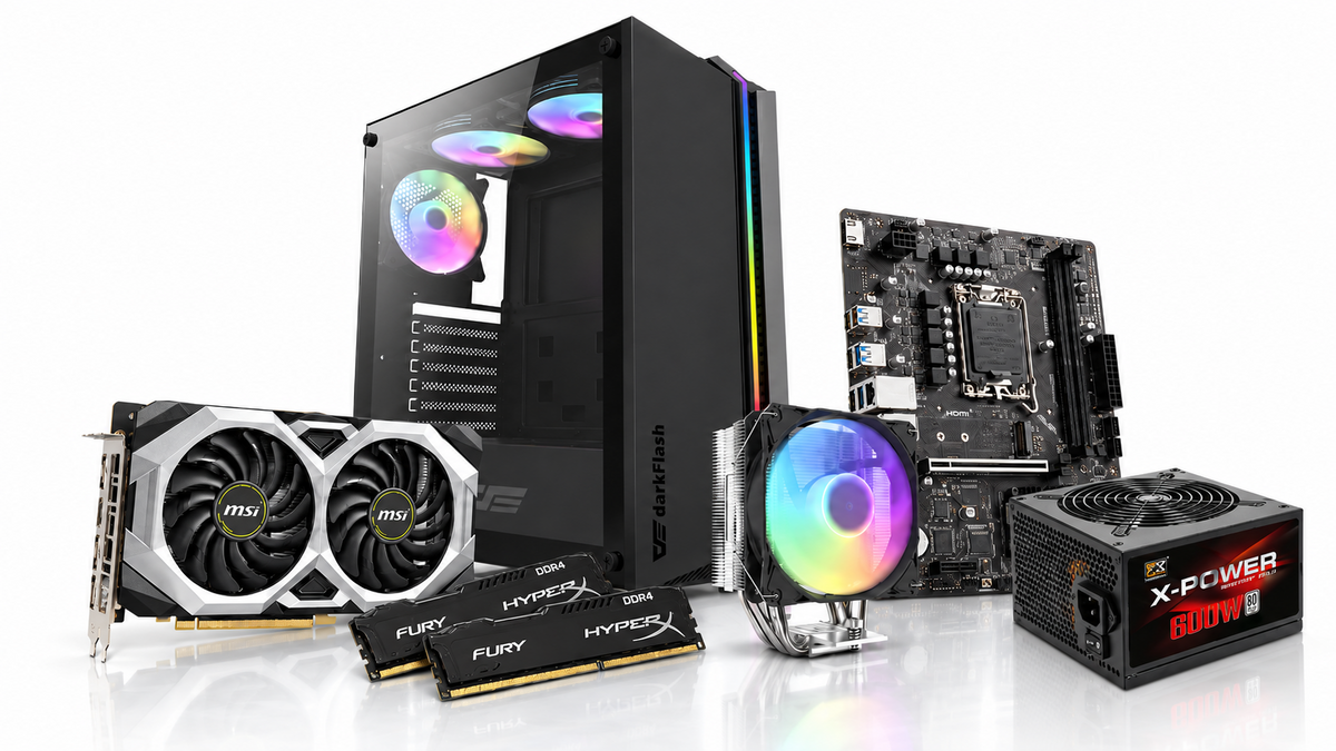 Used Gaming PC Intel Core i5-12400F with MSI RTX 2060 SUPER 8GB