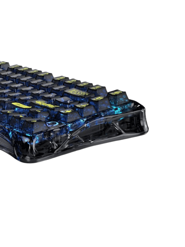 GravaStar Mercury K1 Lite 75% Mechanical Keyboard, 2.4GHz, Transparent Black