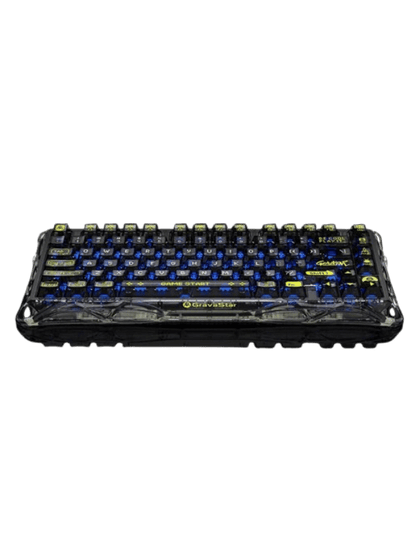 GravaStar Mercury K1 Lite 75% Mechanical Keyboard, 2.4GHz, Transparent Black