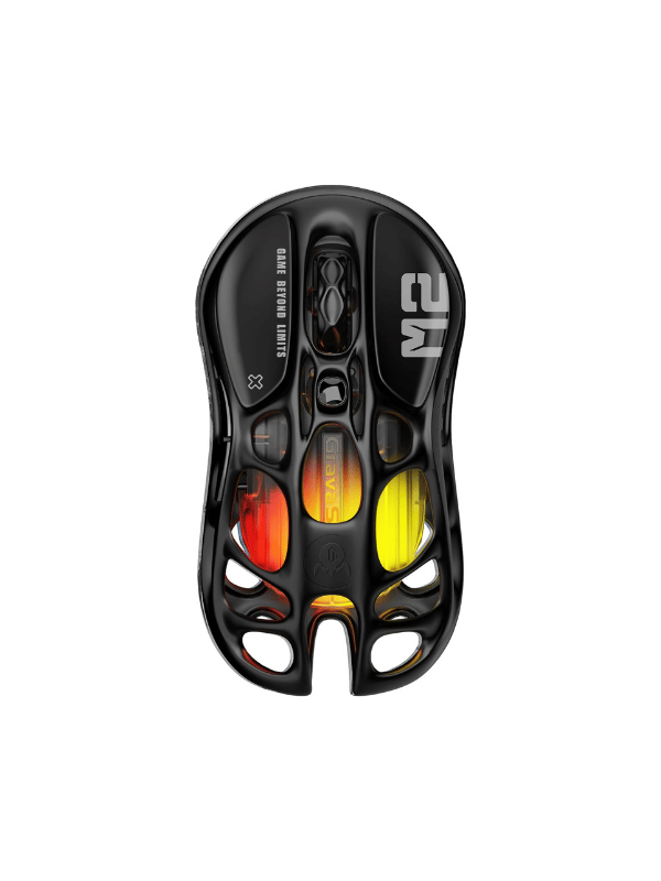 GravaStar Mercury M2 Wireless Gaming Mouse, 26,000 DPI, 79g Lightweight Hollowed-Out Design, Tri-Mode, RGB, Stealth Black
