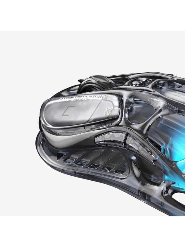 GravaStar Mercury M2 Wireless Gaming Mouse, 26,000 DPI, 79g Lightweight Hollowed-Out Design, Tri-Mode, RGB, Transparent Black