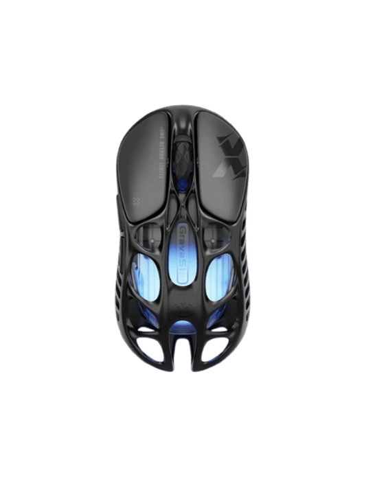 GravaStar Mercury X Wireless Gaming Mouse, Magnesium Alloy, PAW 3950 Sensor 32,000 DPI, 1000Hz Polling Rate, Tri-Mode Connectivity, 5 Programmable Buttons, RGB Lighting , Galaxy Black