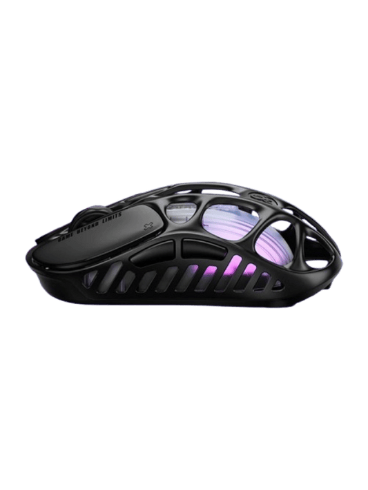 GravaStar Mercury X Wireless Gaming Mouse, Magnesium Alloy, PAW 3950 Sensor 32,000 DPI, 1000Hz Polling Rate, Tri-Mode Connectivity, 5 Programmable Buttons, RGB Lighting , Galaxy Black
