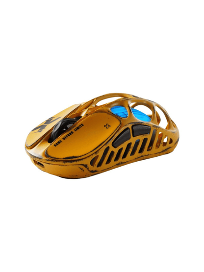 GravaStar Mercury X Wireless Gaming Mouse, Magnesium Alloy, PAW 3950 Sensor 32,000 DPI, 1000Hz Polling Rate, Tri-Mode Connectivity, 5 Programmable Buttons, RGB Lighting, Special Edition Battle Worn Yellow