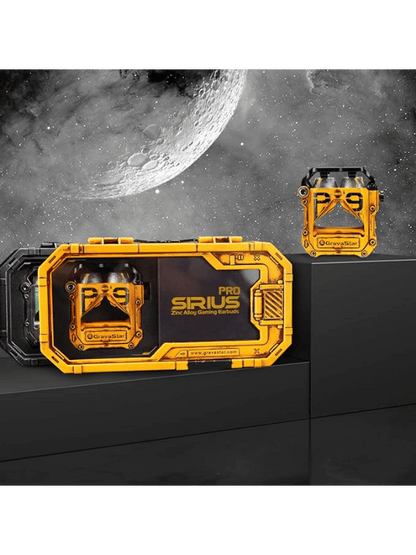 Gravastar Sirius Pro P9 TWS Earbuds, War Damage Yellow