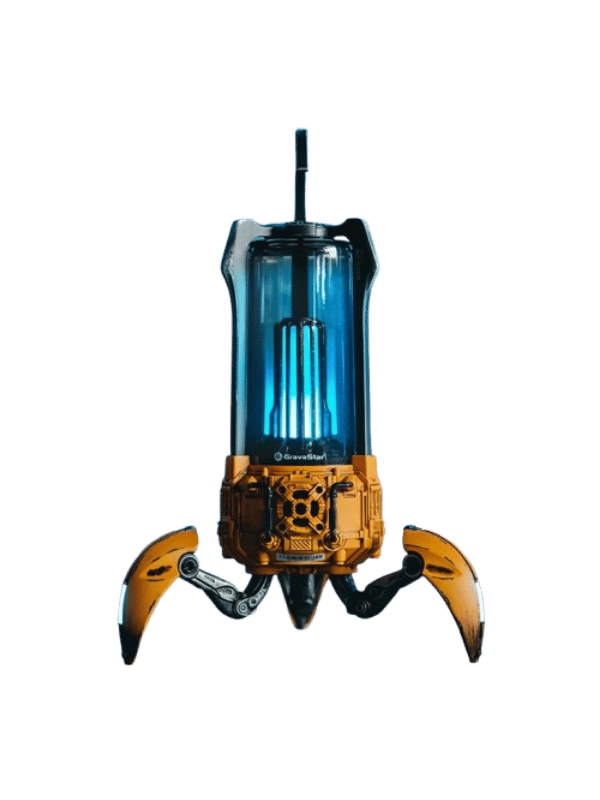 GRAVASTAR Supernova Bluetooth Speaker, War-damaged Yellow