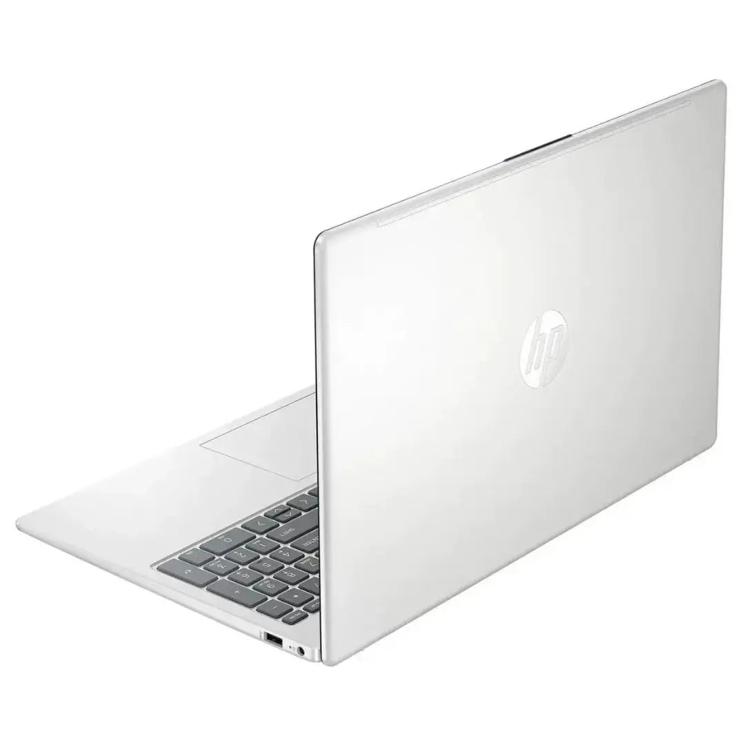 HP 15-FD2050WM Natural Silver rear angled view