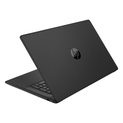 HP 17T-CN500 B3ER6AV Jet Black rear angled view