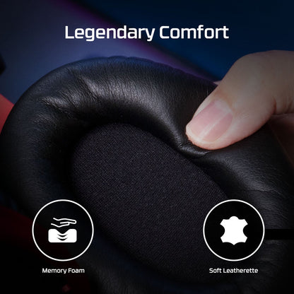 HyperX Cloud II memory foam and leatherette ear cushions