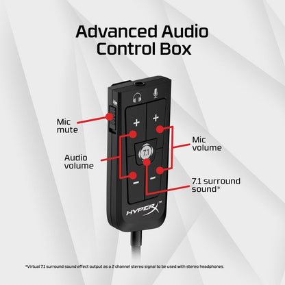 HyperX Cloud II 53mm driver immersive audio feature
