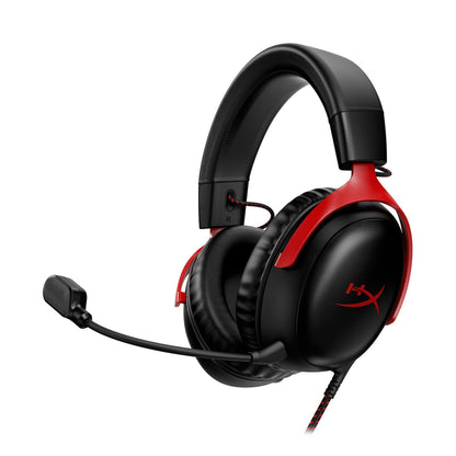 HyperX Cloud III Black-Red wired gaming headset