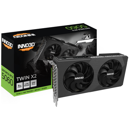 INNO3D GeForce RTX 5060 TWIN X2 8GB GDDR7 with retail box