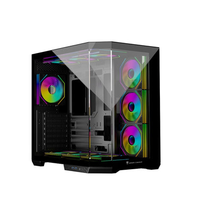Jungle Leopard AS 01 Gaming PC Case Black
