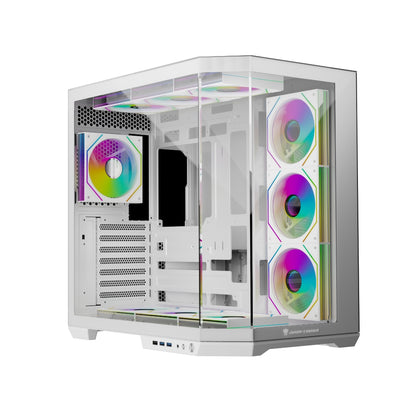 Jungle Leopard AS 01 Gaming PC Case Black