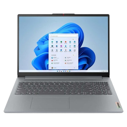 Lenovo IdeaPad Slim 3 15IRH10 Luna Grey keyboard and display view