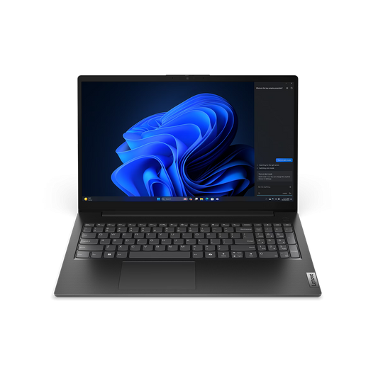 Lenovo V15 G5 IRL 83GW0076UE Business Black open front view
