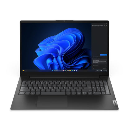 Lenovo V15 G5 IRL Luna Grey display and keyboard view