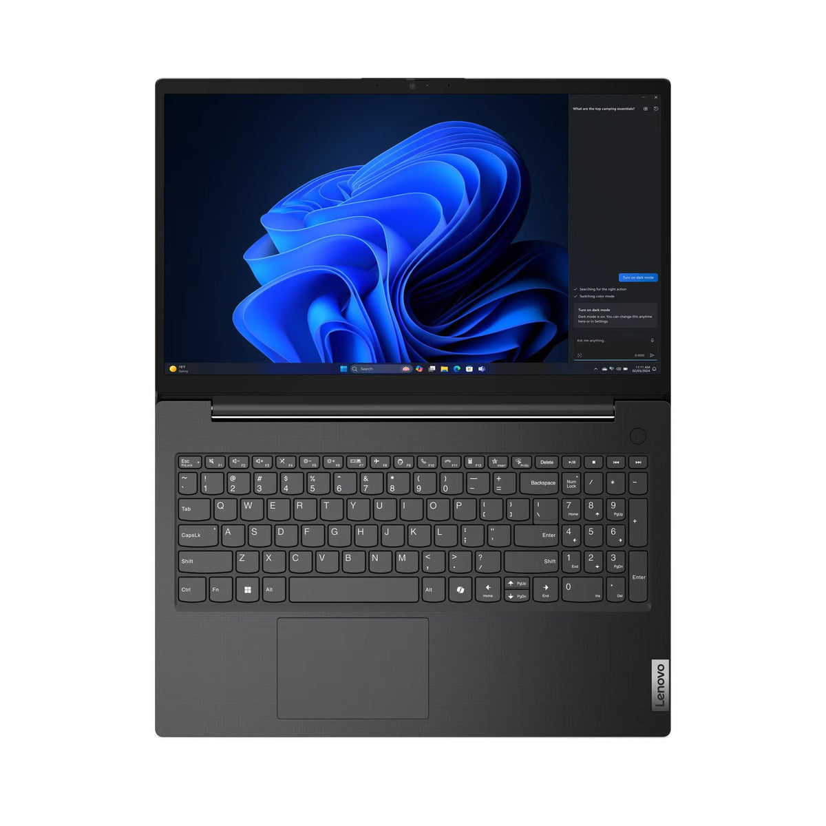 Lenovo V15 G5 IRL Business Black angled view