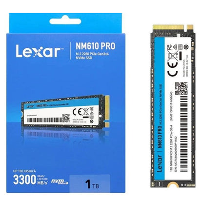 Lexar NM610 PRO 1TB PCIe 3.0 NVMe SSD retail box