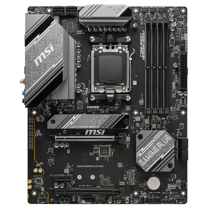 MSI B650 GAMING PLUS WIFI motherboard front view