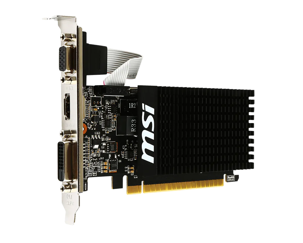 MSI GeForce GT 710 2GD3H LP rear