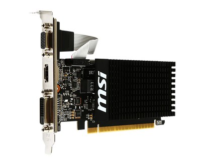 MSI GeForce GT 710 2GD3H LP rear