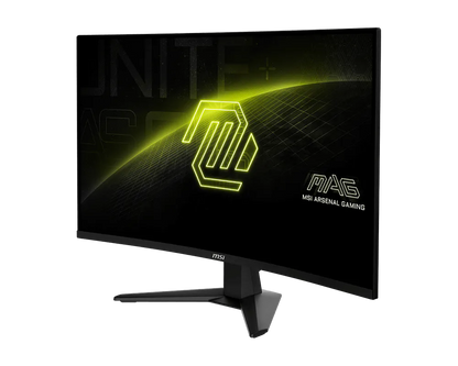 MSI MAG 32C6X 32 inch FHD 250Hz curved gaming monitor black official front angle product image