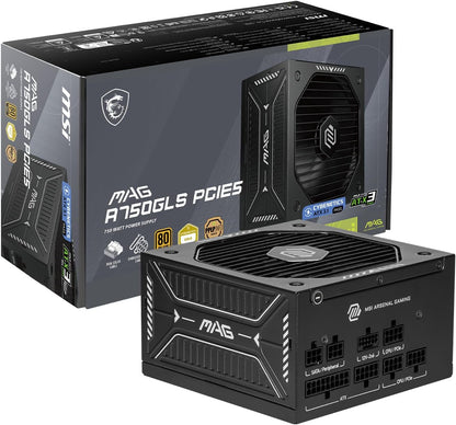 MSI MAG A750GLS PCIE5 750W power supply