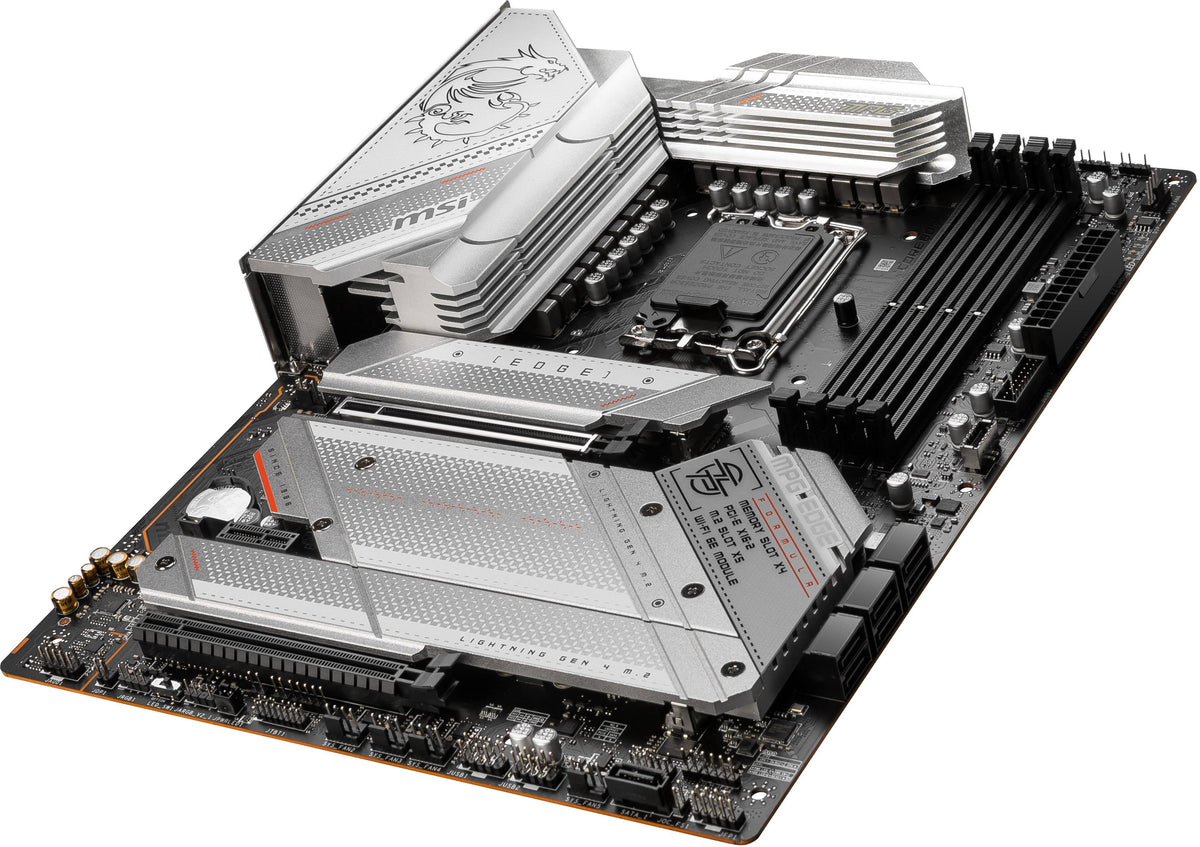 MSI MPG Z790 EDGE WIFI DDR5 motherboard alternate view