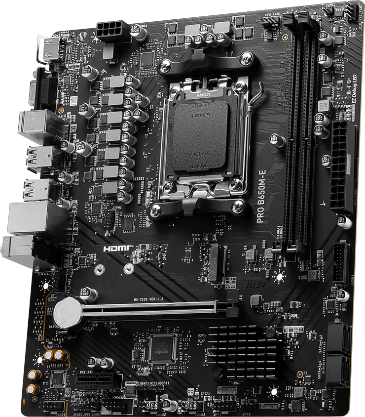 MSI PRO B650M-E motherboard