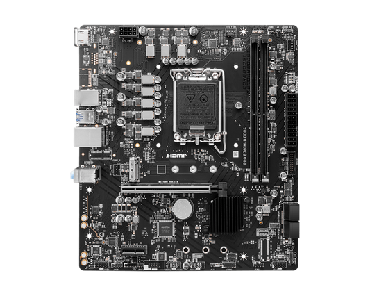 MSI PRO B760M-B DDR4 motherboard official product view