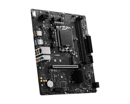 MSI PRO H610M-S DDR4 motherboard detail view