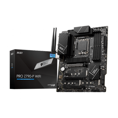 MSI PRO Z790-P WIFI DDR5 motherboard with retail box