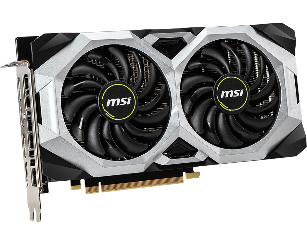 MSI GeForce RTX 2060 SUPER VENTUS OC official angle view